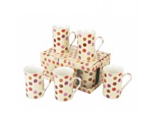 Heath McCabe HM Bamboo Polka Dot Mug Set Heath McCabe HM Bamboo Polka Dot Mug Set